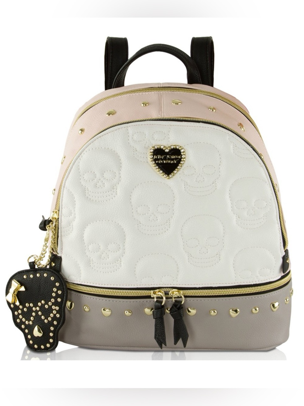 Betsey Johnson pastel pink & purple backpack